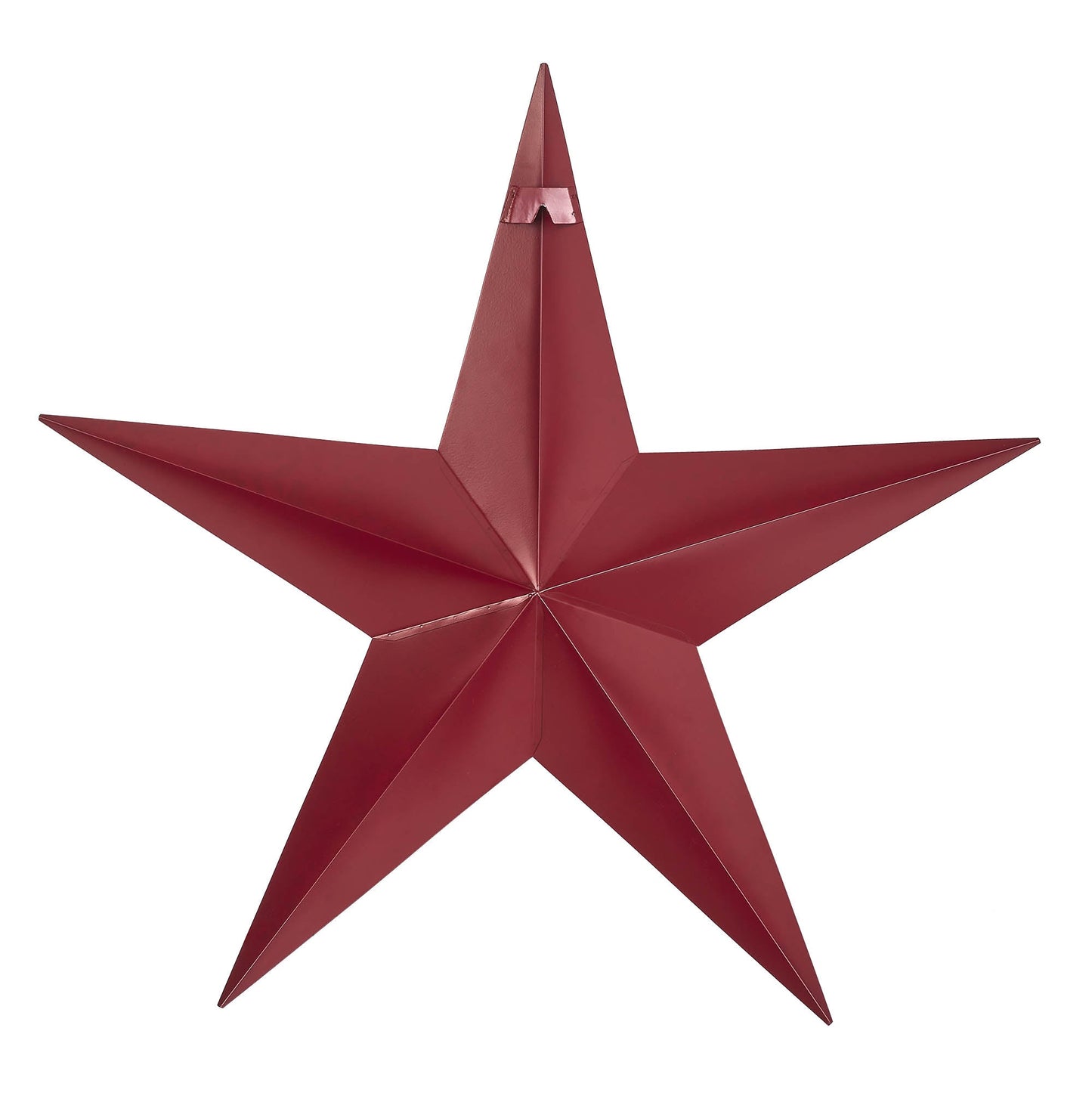 Metal Star Speckled Burgundy Distressed 24x24