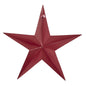 Metal Star Speckled Burgundy Distressed 24x24