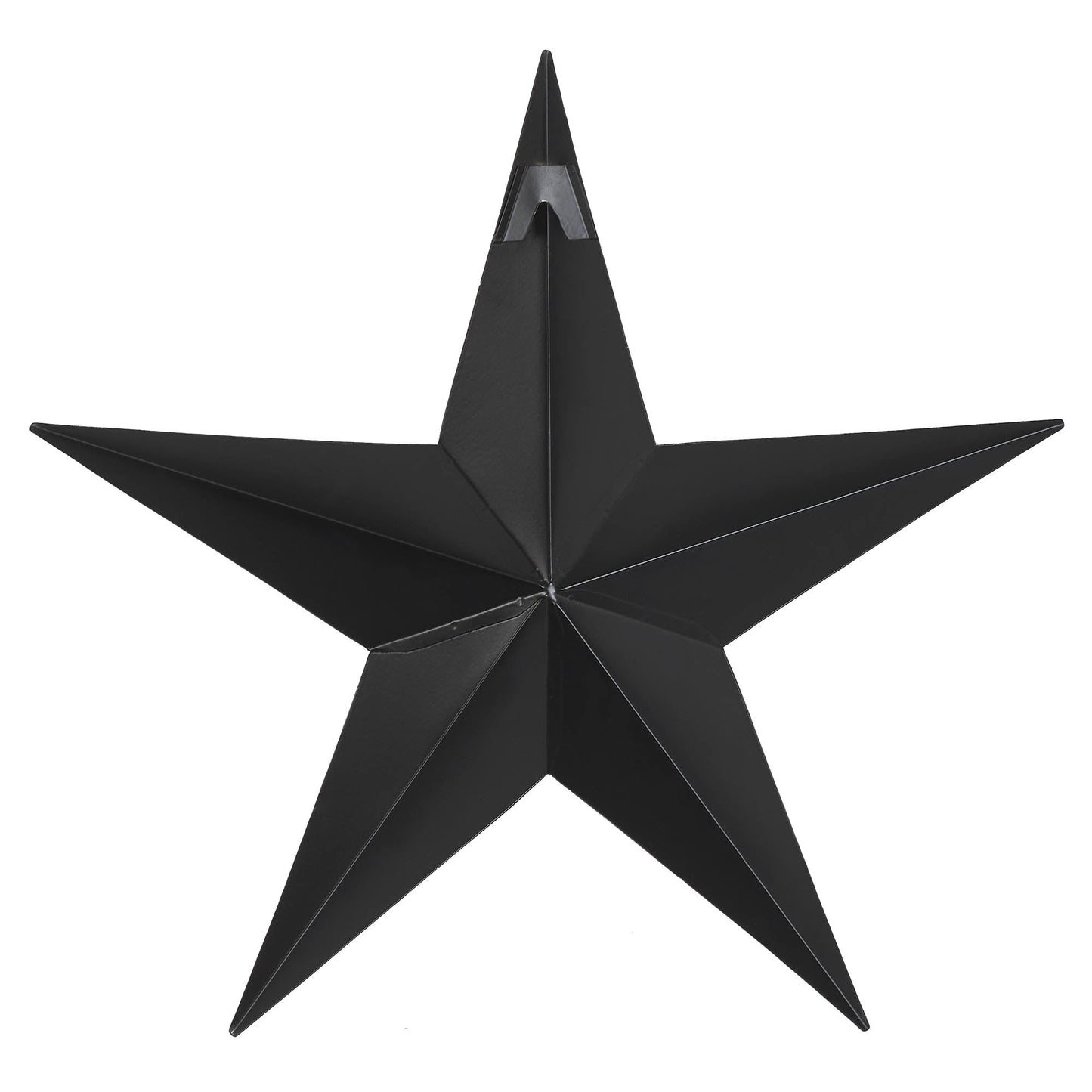 Metal Star Speckled Black Distressed 12x12