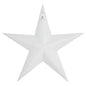 Metal Star Speckled White Distressed 12x12