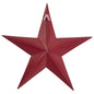 Metal Star Speckled Burgundy Distressed 12x12