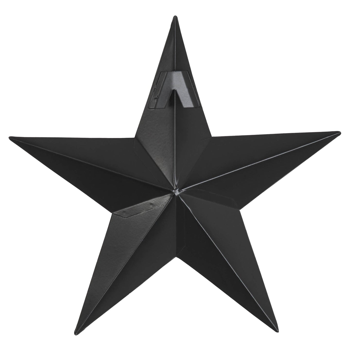 Metal Star Speckled Black Distressed 8x8