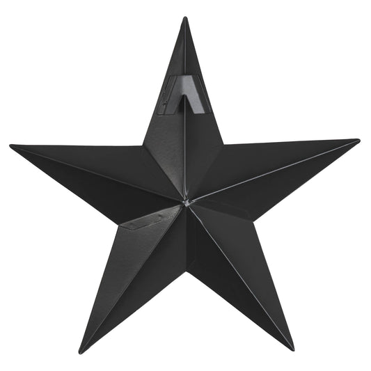 Metal Star Speckled Black Distressed 8x8