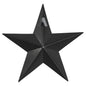 Metal Star Speckled Black Distressed 8x8