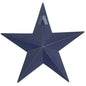 Metal Star Speckled Navy Distressed 8x8