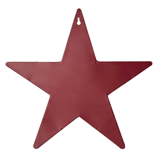 Metal Star Speckled w/ Pocket Burgundy Distressed 12x12