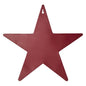 Metal Star Speckled w/ Pocket Burgundy Distressed 12x12