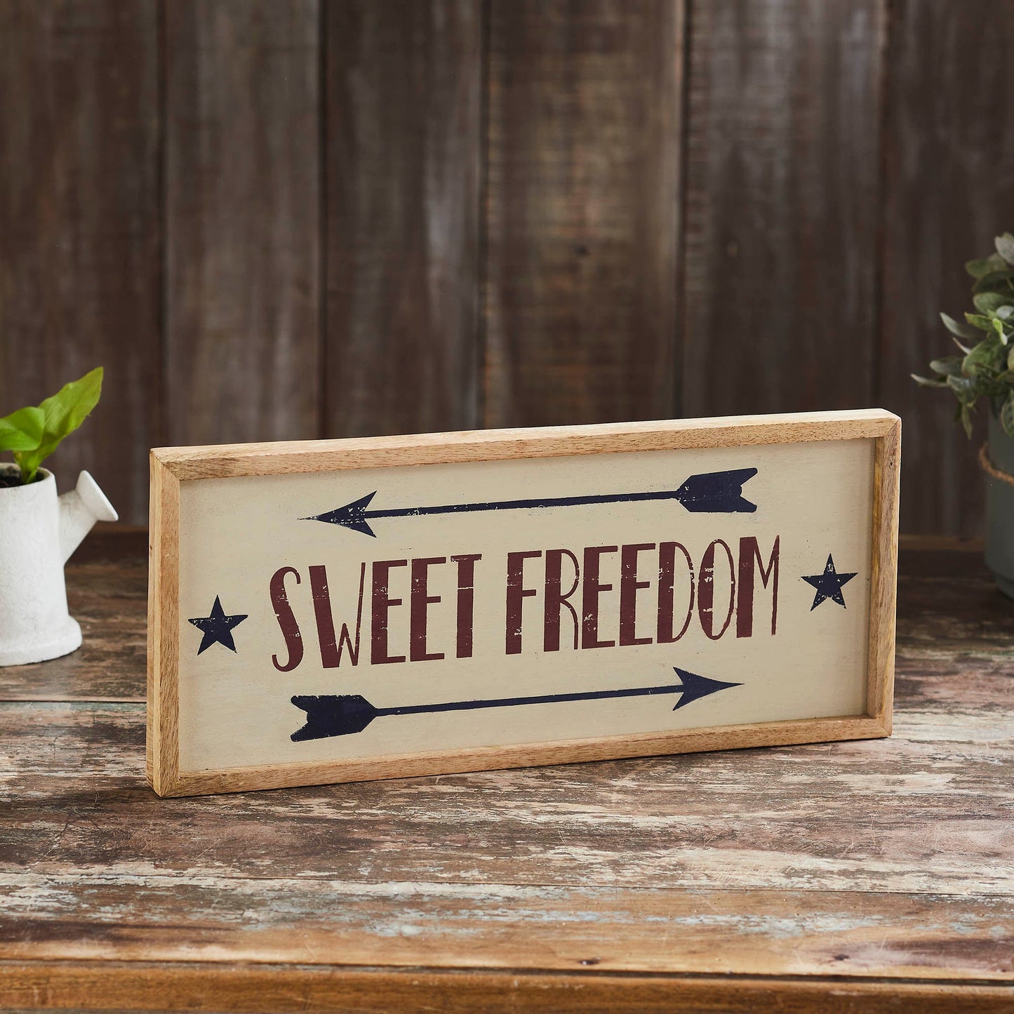 Sweet Freedom Wooden Sign