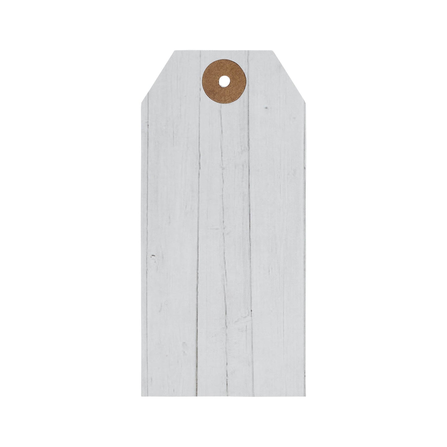Faceted Barn Star Barnwood Paper Tag Charcoal 4.75x2.25 w/ Twine Set of 50