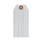 Faceted Barn Star Barnwood Paper Tag Charcoal 4.75x2.25 w/ Twine Set of 50