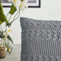 Waffle Weave Dark Gray King Shams (20x36, Set of 2) - Farmhouse Boho Decorative Pillow Covers for Bedroom Decor