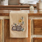 Autumn Fall Pumpkin Patch Kitchen Dish Towel 19x28