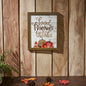 Food, Friends, Thanks Farmhouse Wall Decor Sign 12x10 Rustic Kitchen & Dining Room Inspirational Art Plaque