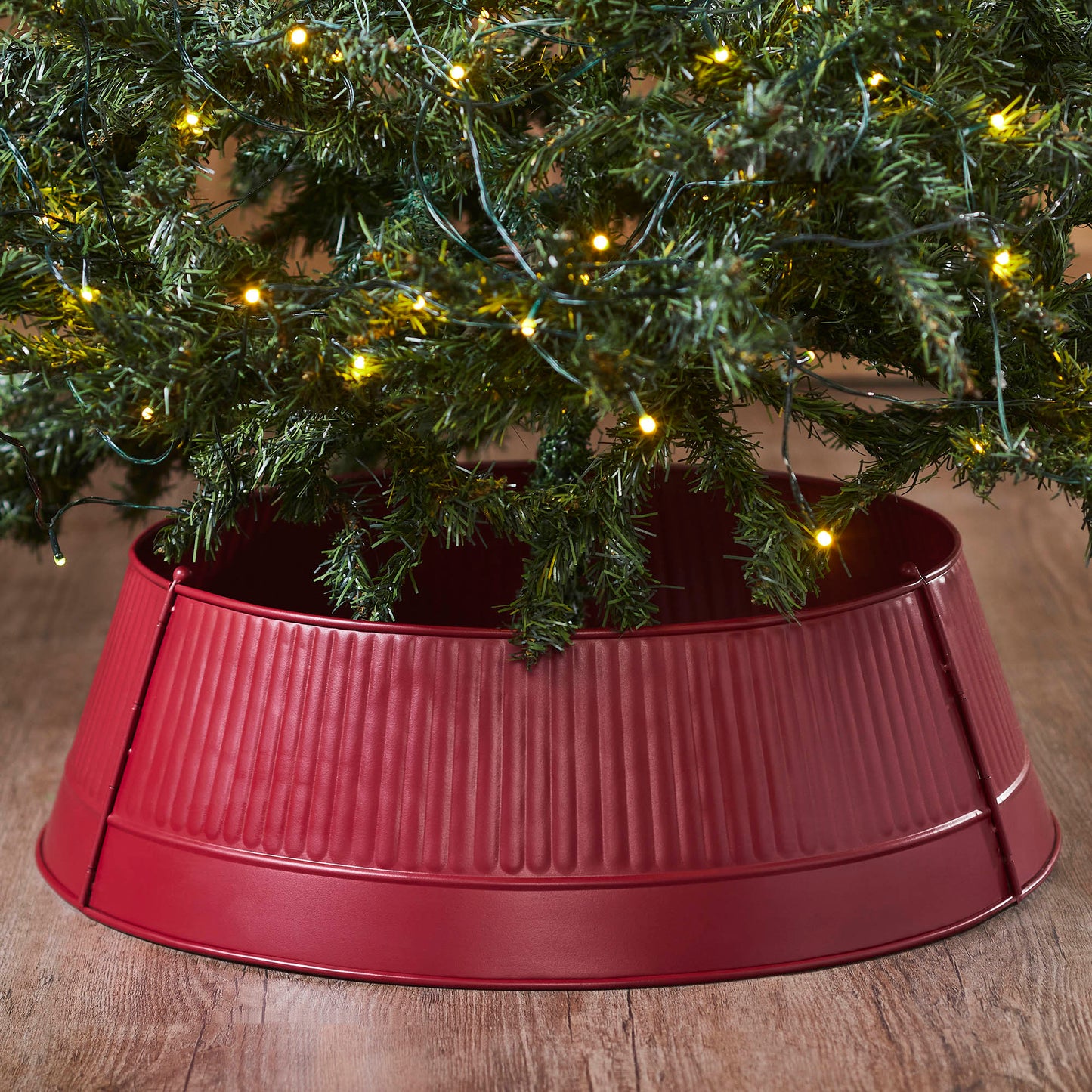 Metal Tree Collar Burgundy