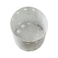 Star Border Distressed White Metal Candle Holder 6x4.25x4.25