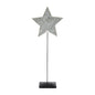 Decorative Galvanized Metal Star With Base 16x6x3