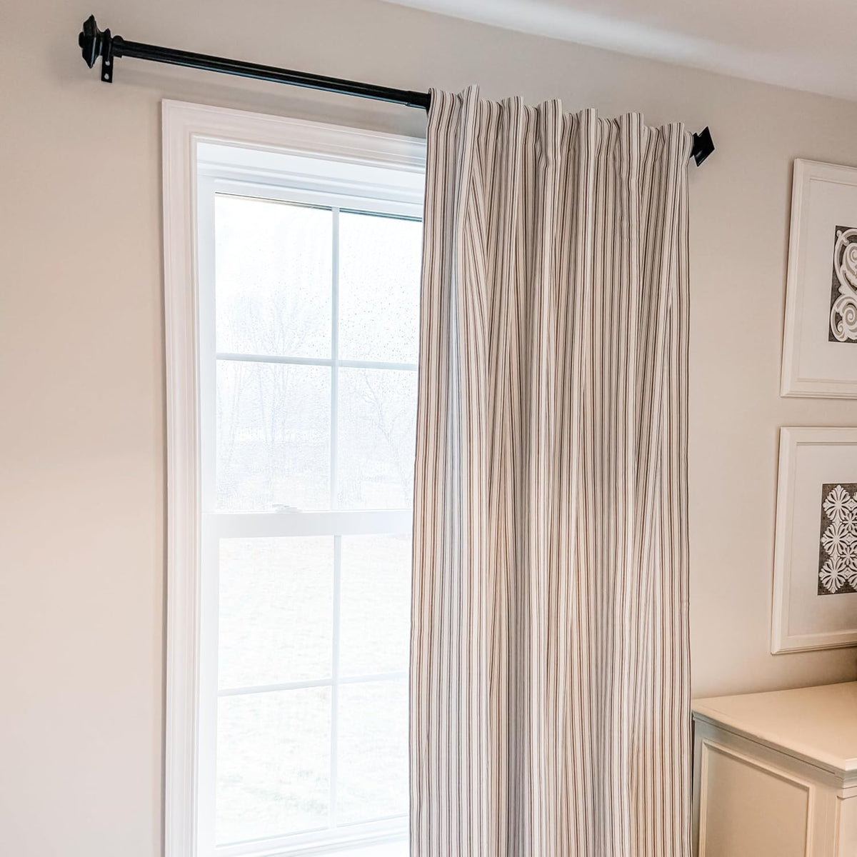 Timeless Ticking Gray Blackout Short Panel