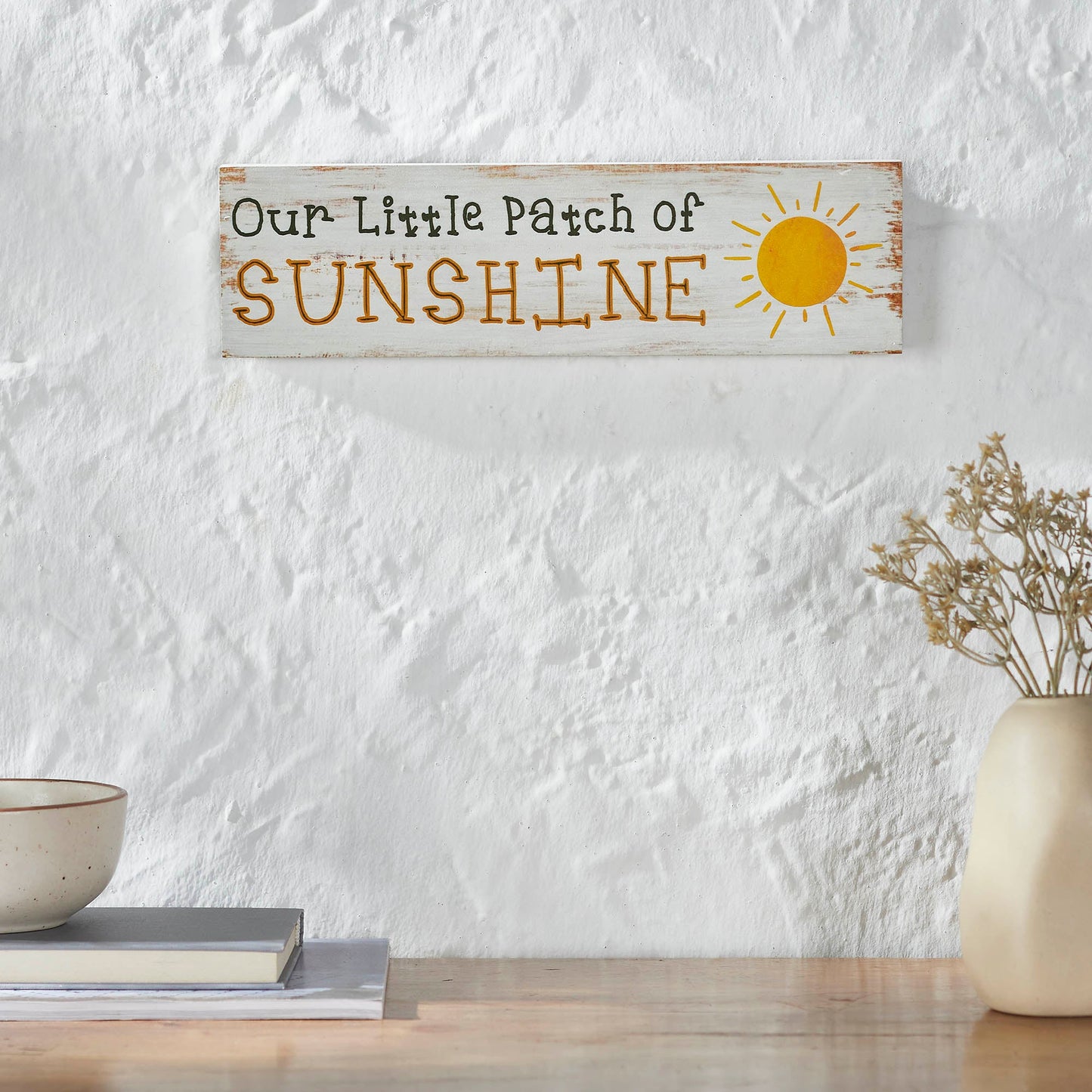 Spring In Bloom Our Little Patch of Sunshine Sign