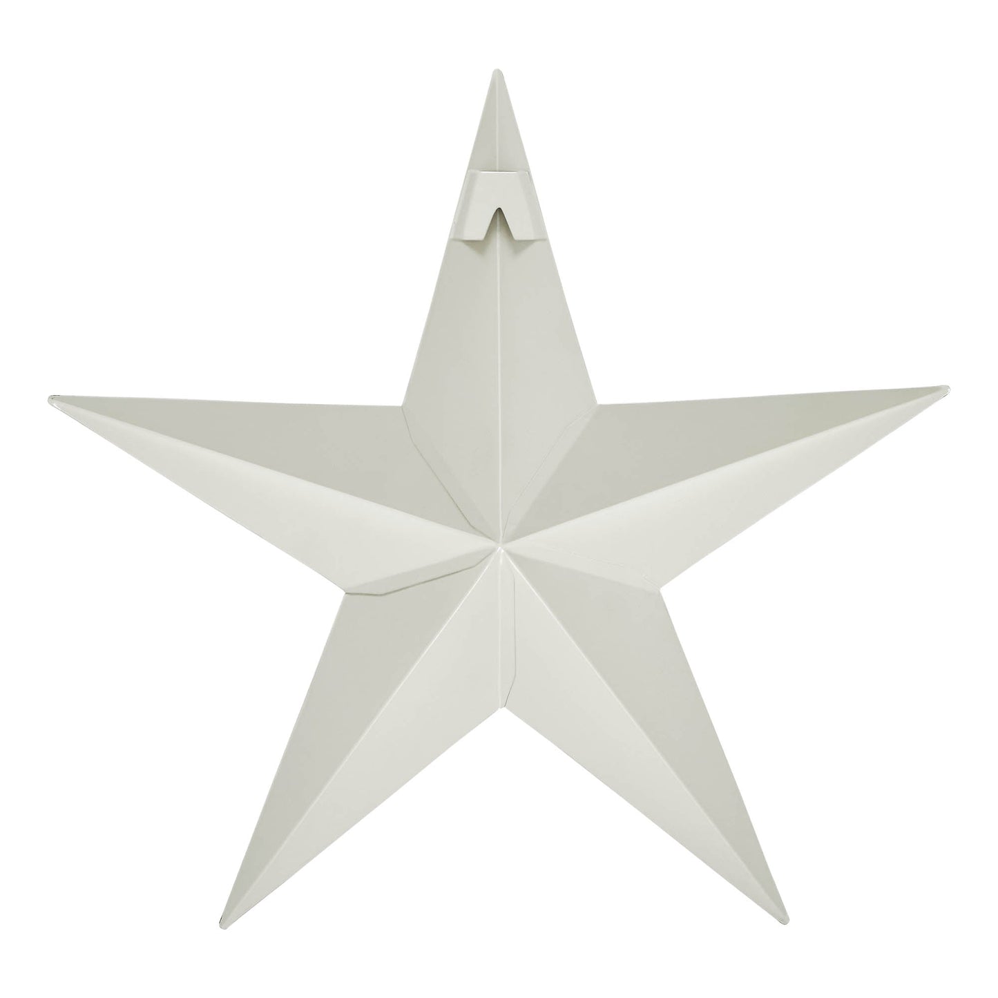 Metal Star Creme Distressed 12x12