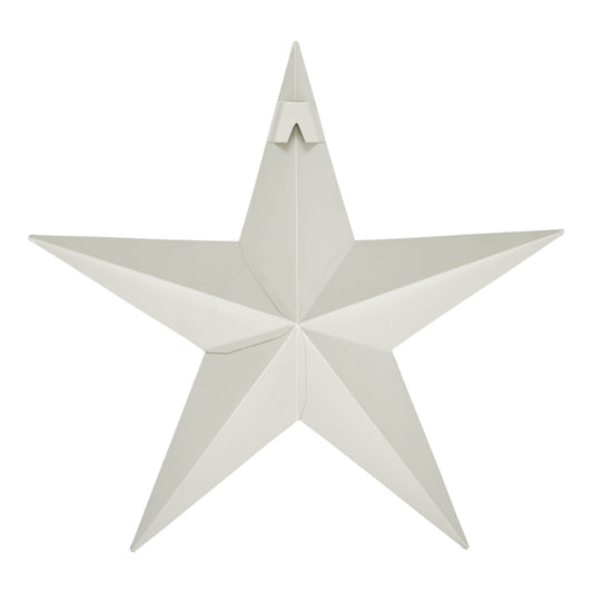 Metal Star Creme Distressed 12x12