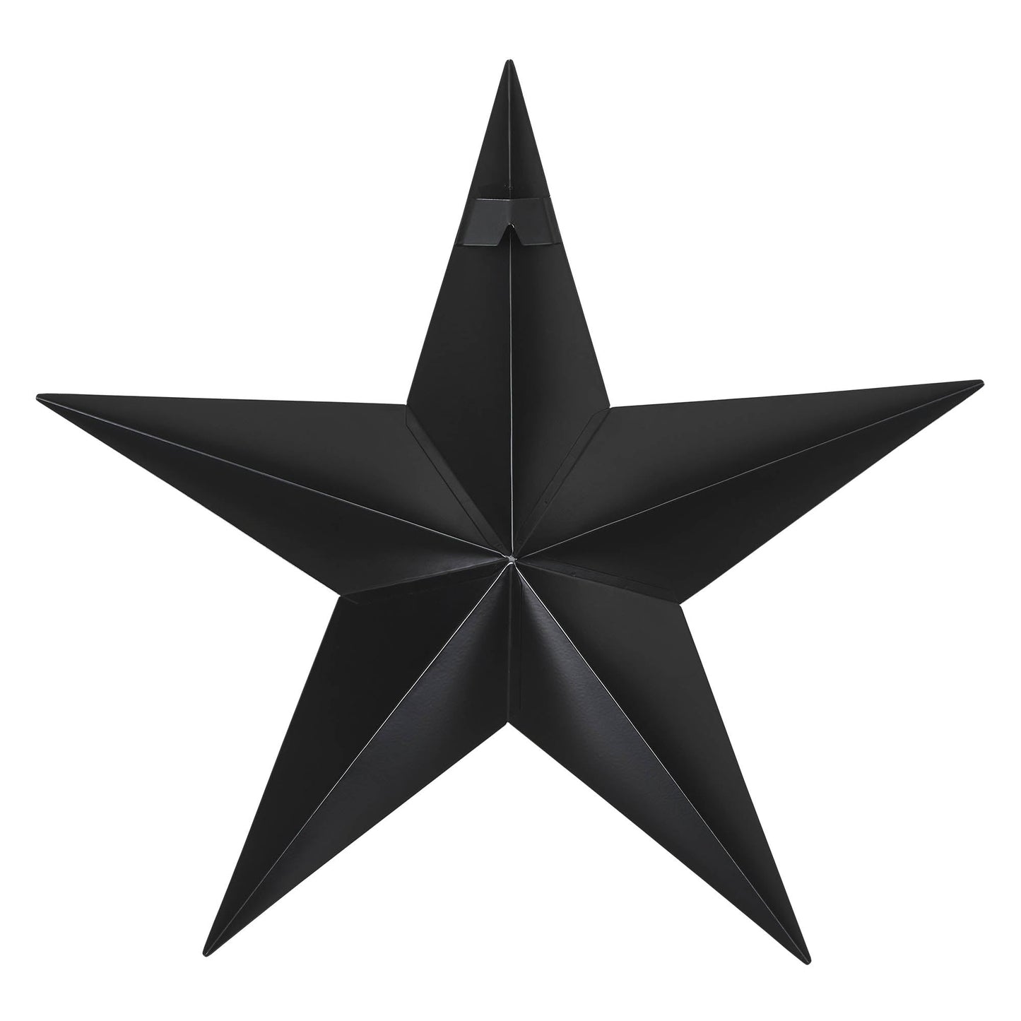 Metal Star Speckled Black Distressed 18x18