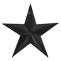 Metal Star Speckled Black Distressed 18x18