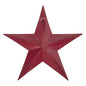 Metal Star Speckled Burgundy Distressed 18x18