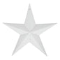 Metal Star White Distressed 36x36