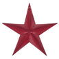 Metal Star Speckled Burgundy Distressed 36x36