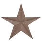 Metal Star Rust Brown Distressed 48x48