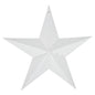Metal Star Speckled White Distressed 48x48