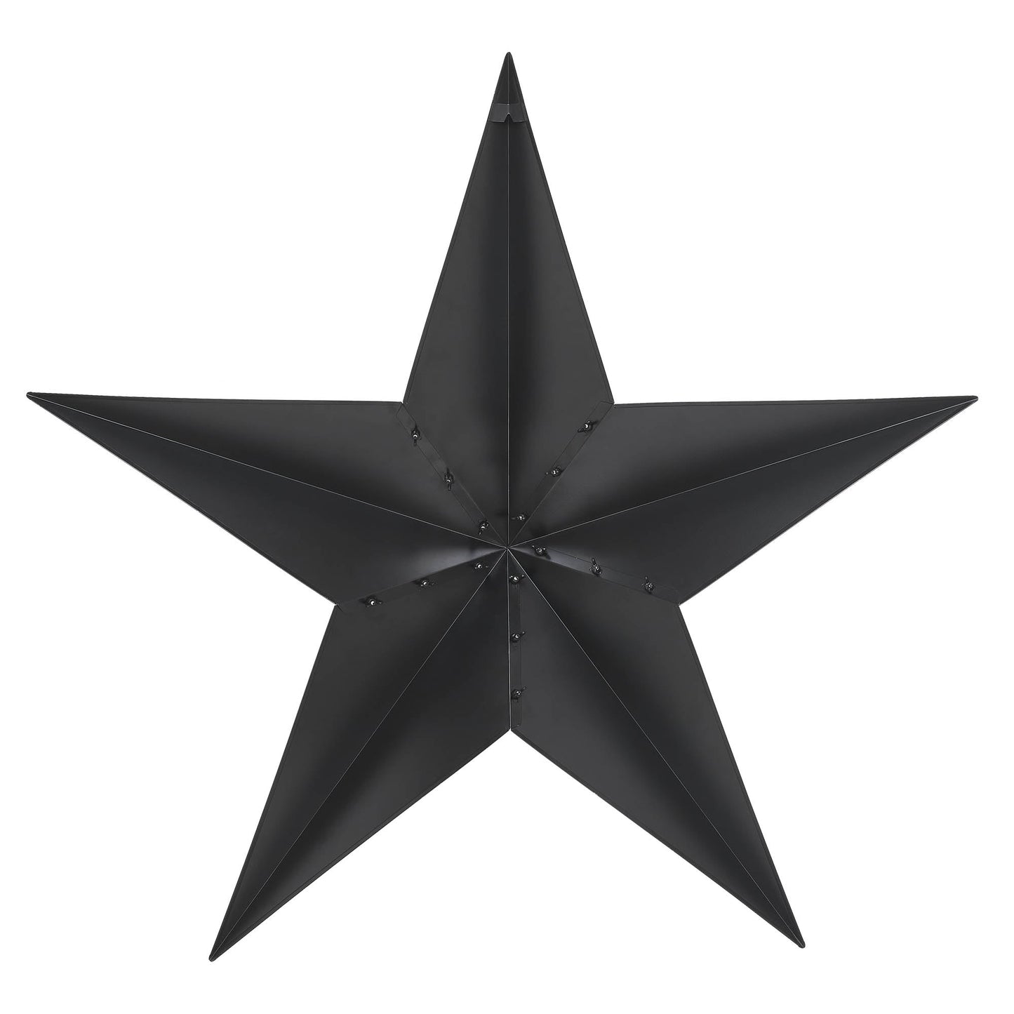 Metal Star Speckled Black Distressed 48x48