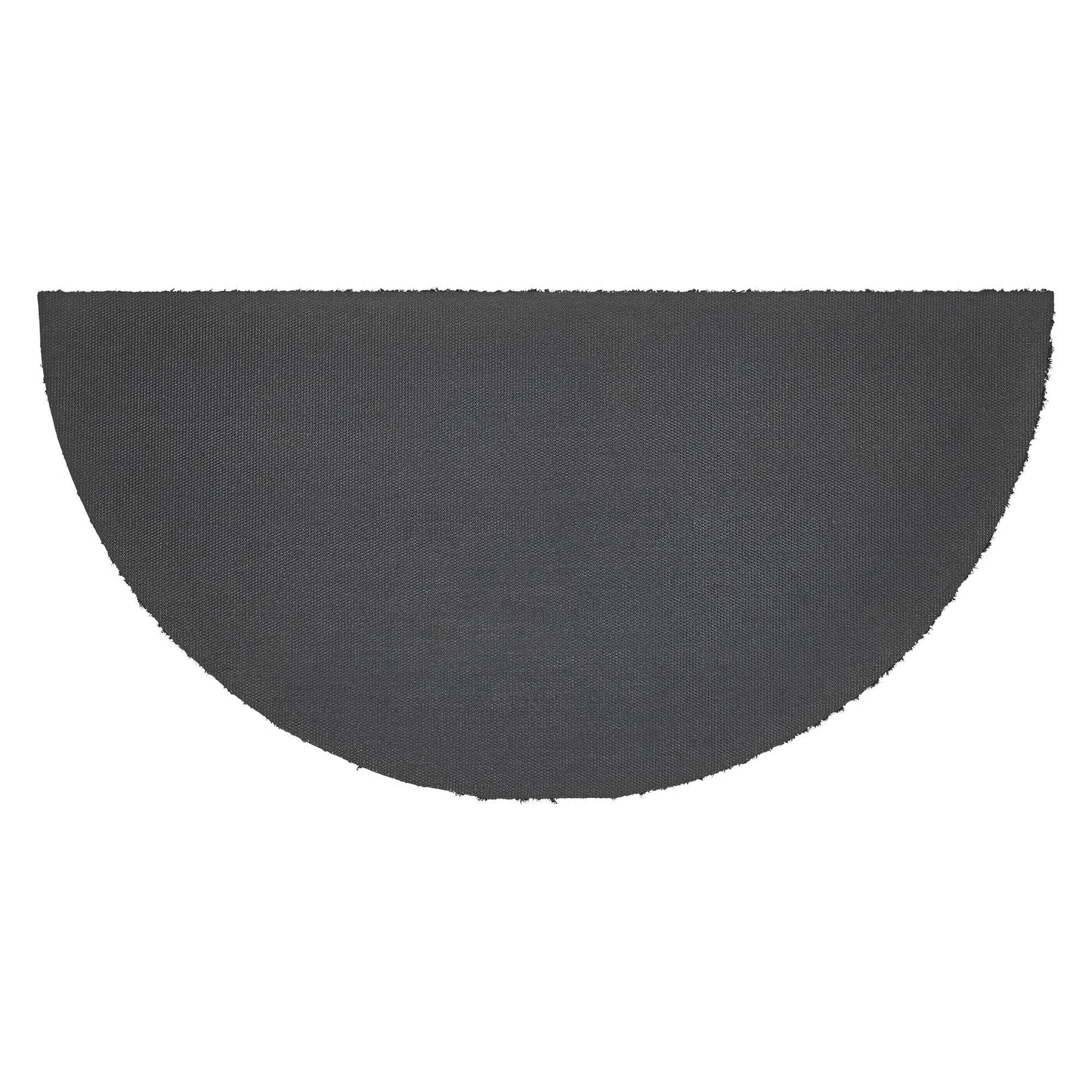 Patriotic Stripes Coir Welcome Rug Half Circle 16.5x33