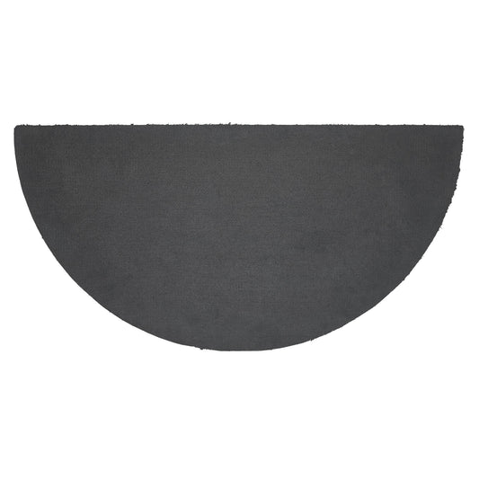 Raven Stars Coir Rug Half Circle 16.5x33