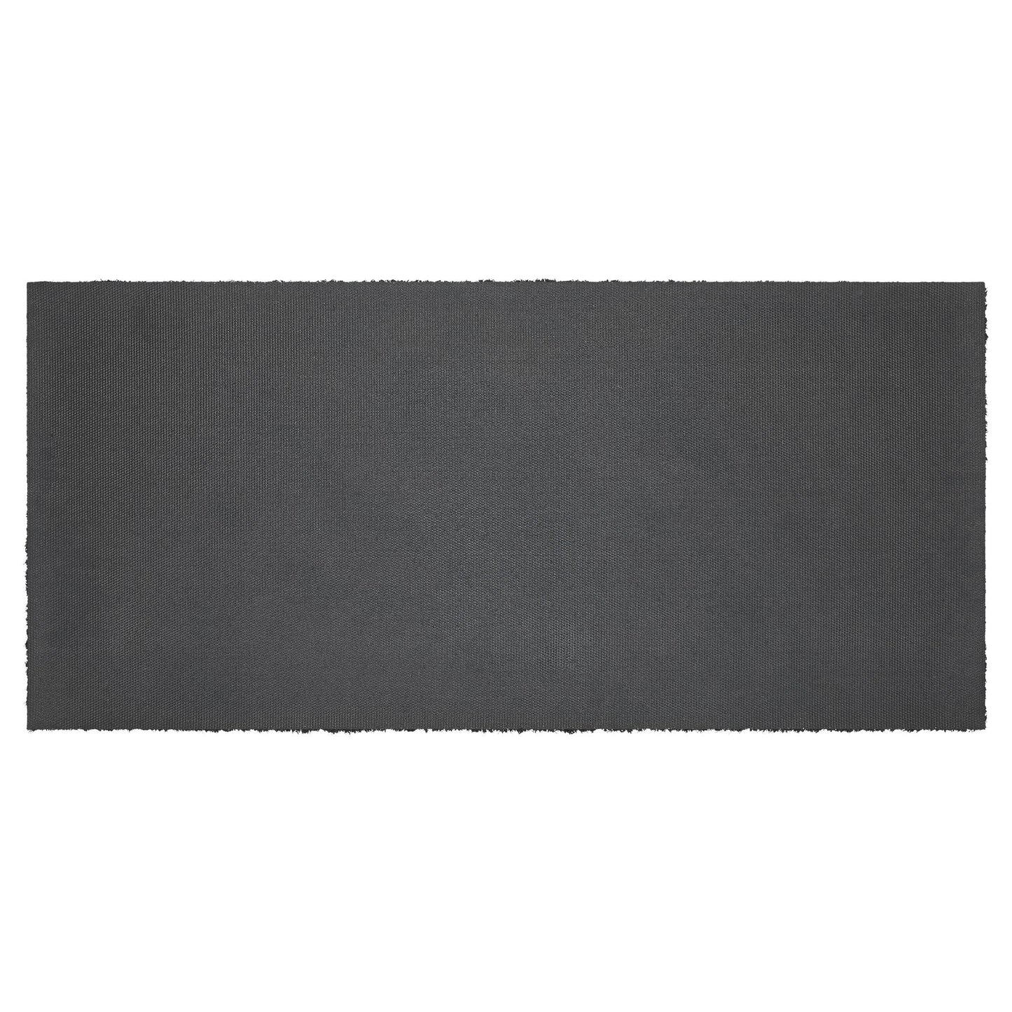 Welcome To Our Home Black Tan Coir Rug Rect 17x36