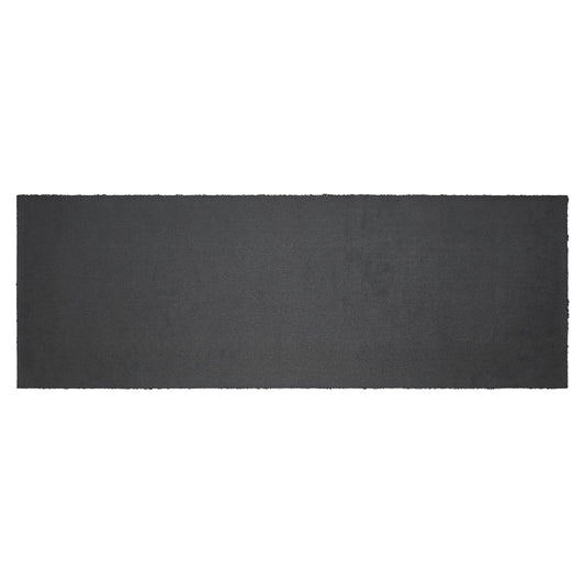 Welcome To Our Home Black Tan Coir Rug Rect 17x48