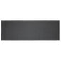 Welcome To Our Home Charcoal Stripes Coir Rug Rect 17x48