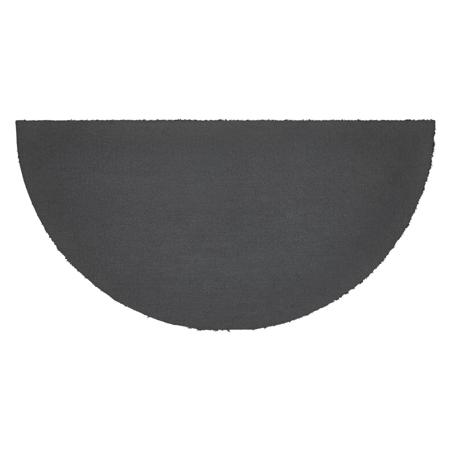 Charleston Mosaic Blue Coir Rug Half Circle 16.5x33