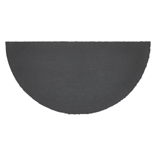 Charleston Mosaic Blue Coir Rug Half Circle 16.5x33