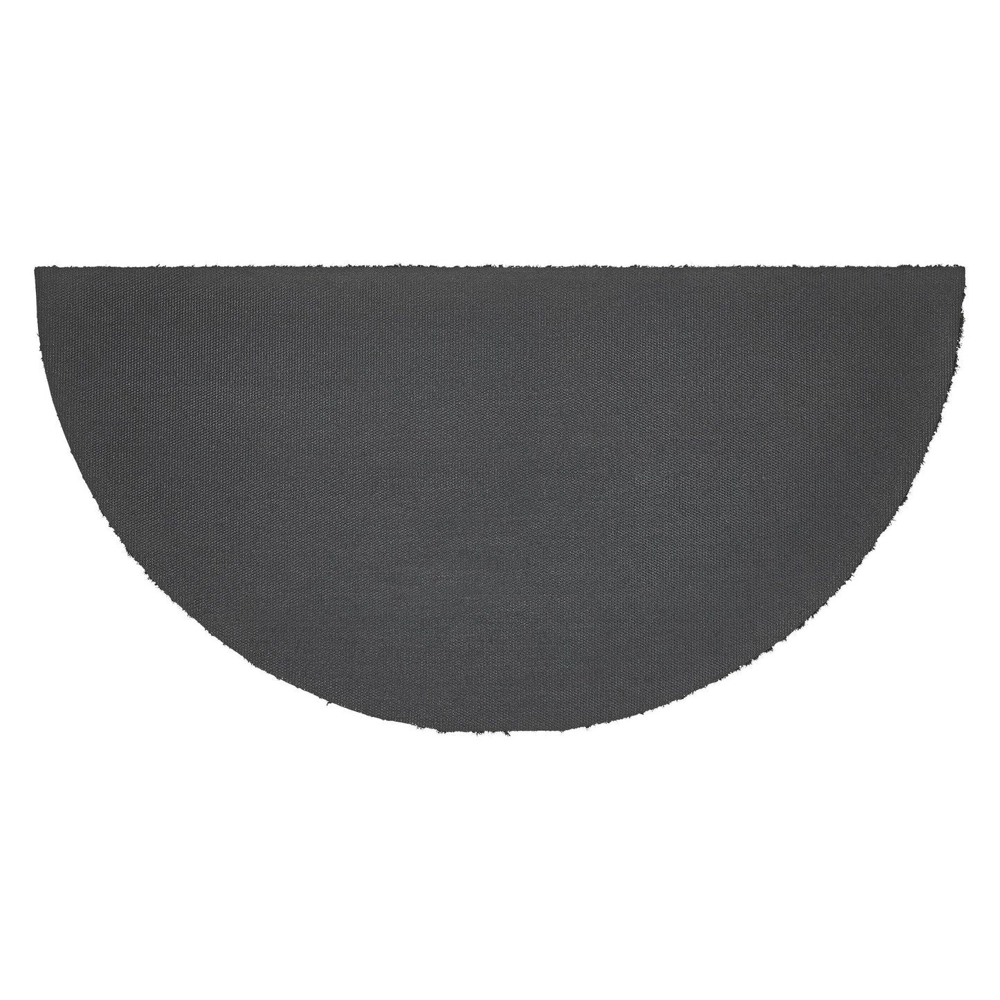 RWB Flag Stripes Coir Welcome Rug Half Circle 16.5x33