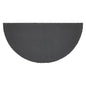 RWB Flag Stripes Coir Welcome Rug Half Circle 16.5x33