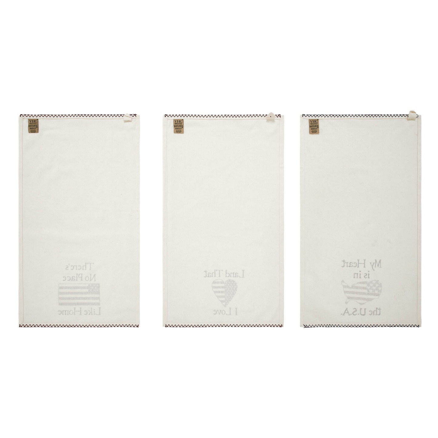 The Land That I Love Tea Towel Set of 3 16x28