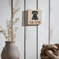 My Country Blue Liberty Bell Est 1776 MDF Block Sign 6x6x1