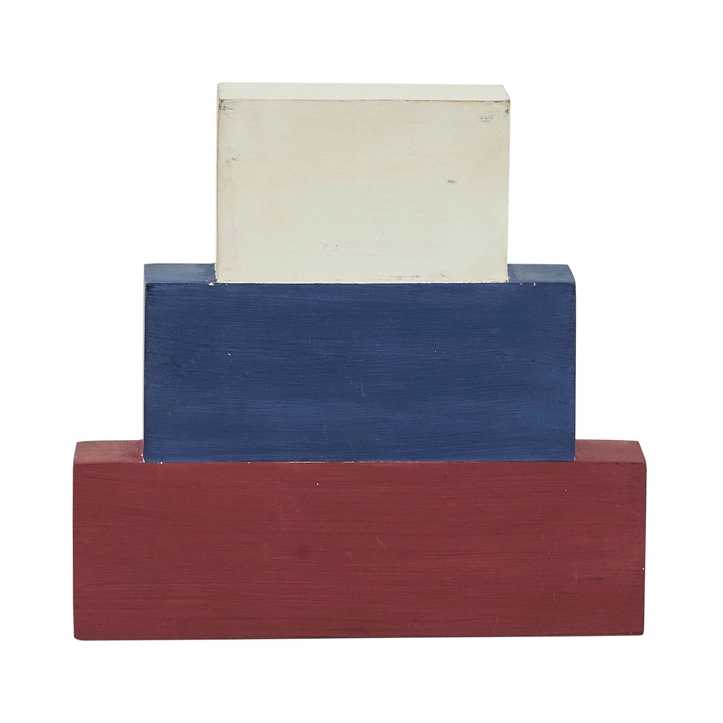 Vintage Old Glory w/ Flag MDF Block Sign 7.5x8x1.125