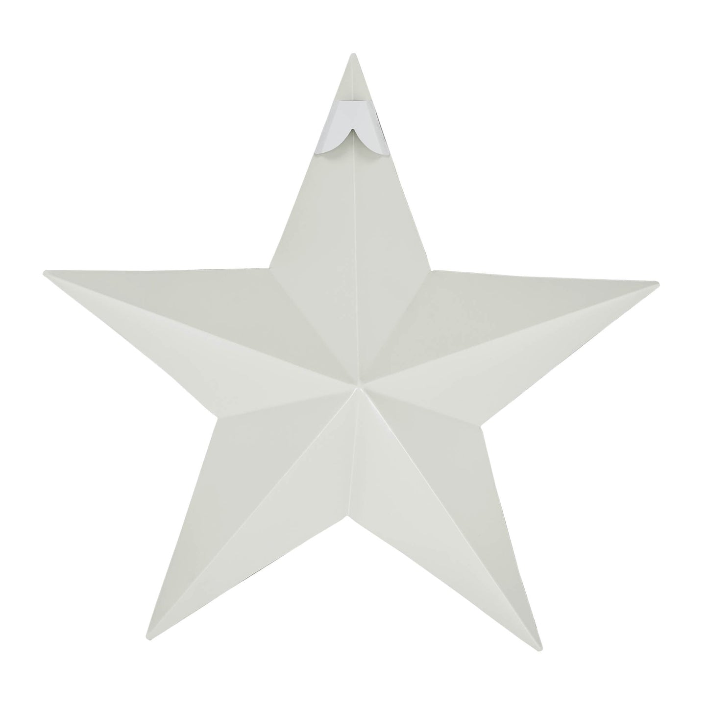 Painted Metal American Flag Theme Star 8x8