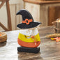 Halloween Wooden Candy Corn Tabletop Decor Trick or Treat Fall Seasonal Accent Rustic Holiday Display 10x6.25x2 Inches