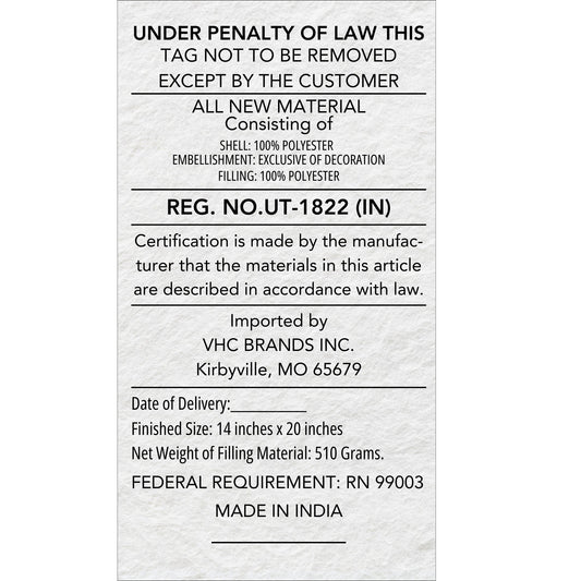 White Christmas Silver and Gold Embroidered Pillow with Beads 14x20