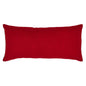 Red and Green Applique Tree Pillow with Embroidery 14x30