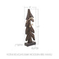 Festive Boughs Dark Wooden Tree 14x4x2