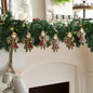 Jolly Old St Nick Metal Ornament Set of 6 - 5.5 inch
